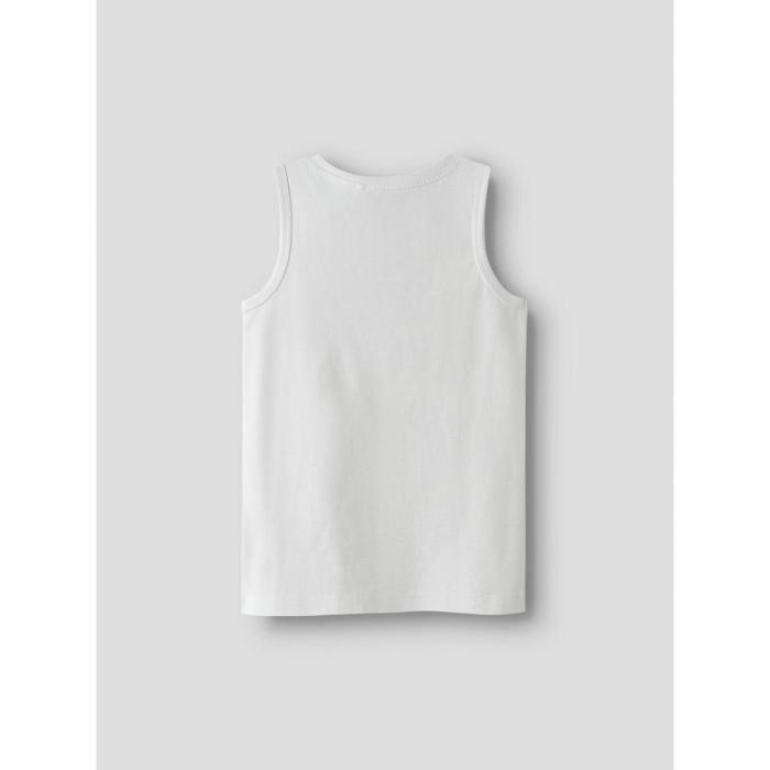 Μπλούζα αμάνικη μακό αγόρι name it-13230053-Bright White/Summer Cam