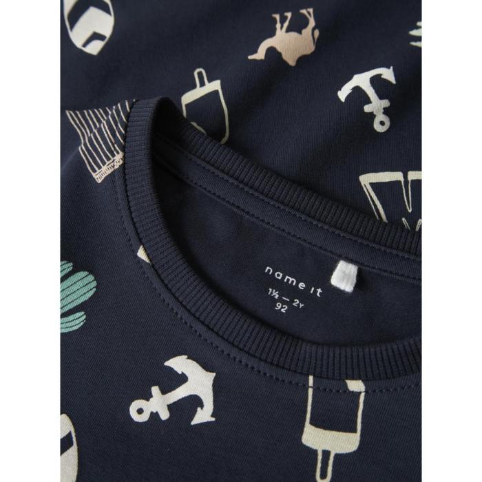 Μπλούζα μακό αγόρι name it-13243294-Navy Blazer-organic cotton