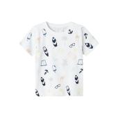 Μπλούζα μακό αγόρι name it-13243294-Bright White-organic cotton