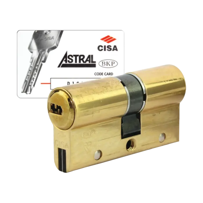 Cisa Astral Sigillo Κύλινδρος Ασφαλείας με Μπάρα κατά του Σπασίματος | Χρυσό