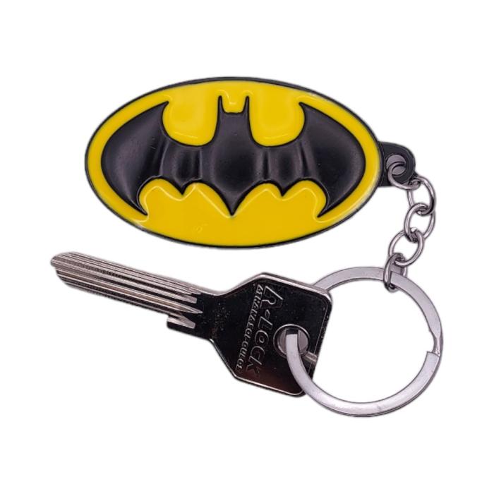 Ο Θρυλικός Batman σε Μεταλλικό Μπρελόκ - Batman Logo