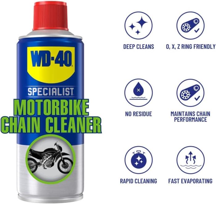 WD-40 Specialist Motorbike Chain Cleaner 400ml καθαριστικό αλυσίδας