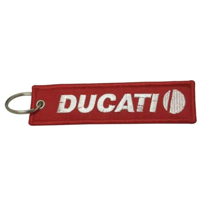 Υφασμάτινο Μπρελόκ Με Κεντητό Λογότυπο Ducati