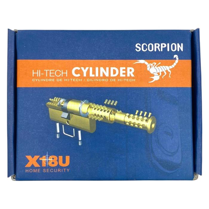 SCORPION Hi-Tech X18U Κύλινδρος Ασφαλείας | L75=30-45