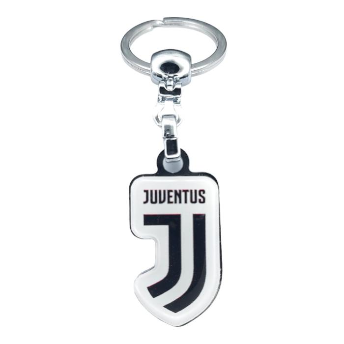 Μεταλλικό Μπρελόκ Juventus με Σμάλτο