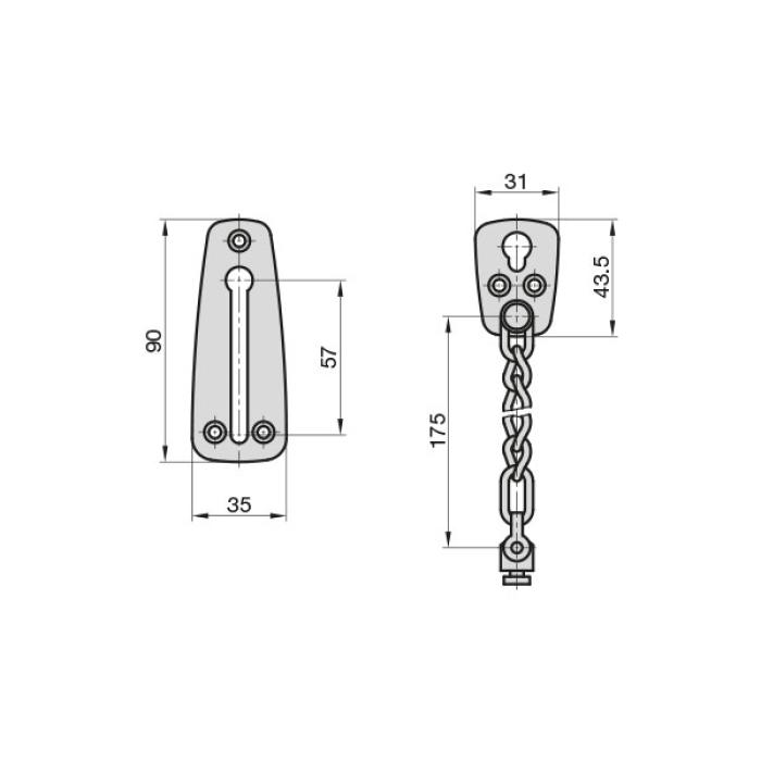 Basi Αλυσίδα Πόρτας ΤΚ 22