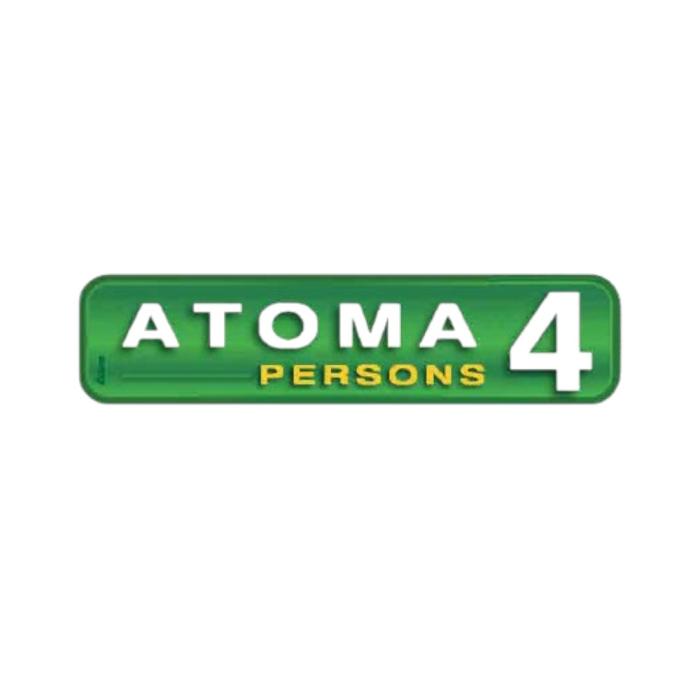Αυτοκόλλητη Πινακίδα "ΑΤΟΜΑ 4"