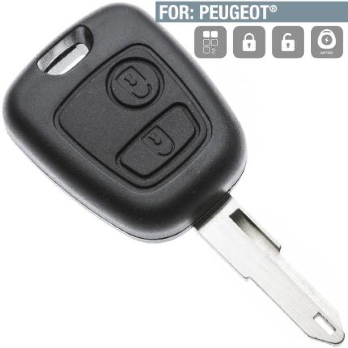 Κέλυφος Κλειδιού Αυτοκινήτου τύπου Peugeot- Citroen με 2 Κουμπιά Τύπος 1 - Λάμα NE72