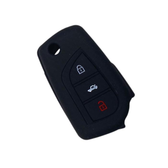 Θήκη Σιλικόνης για κλειδί Toyota με 3 Κουμπιά