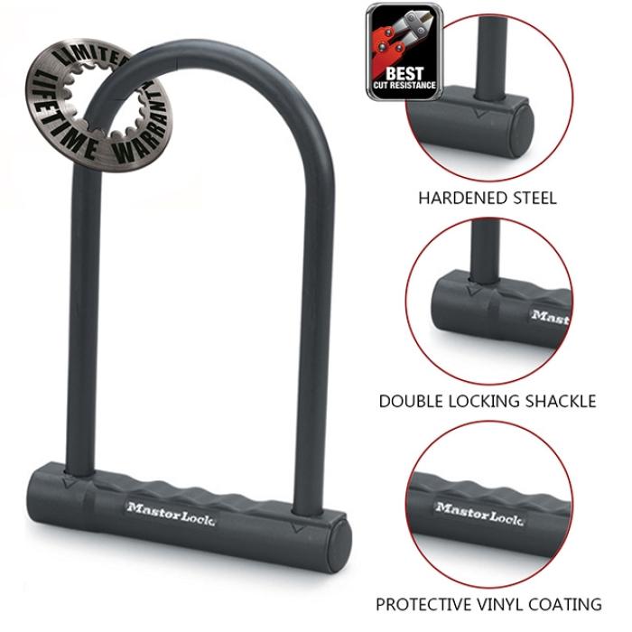 MASTERLOCK U-BAR 200mm Φ12mm με βάση μεταφοράς