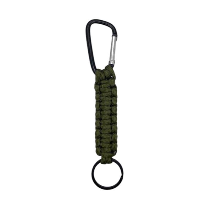 Military-Khaki-Μπρελόκ Paracord-Επιβίωσης