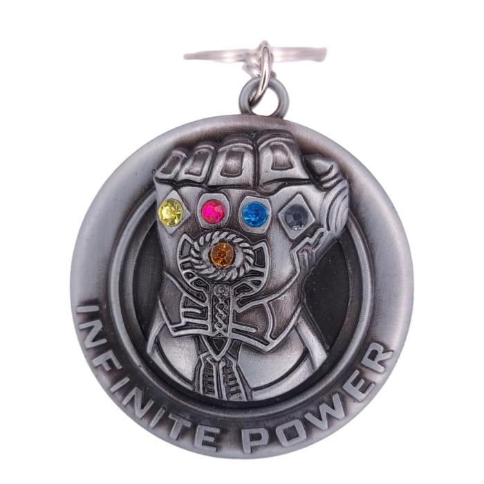 Thanos Fist - Μεταλλικό Μπρελόκ - Infinite Power | Silver