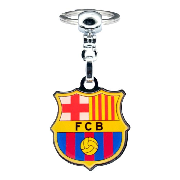 Μεταλλικό Μπρελόκ Barcelona με Σμάλτο
