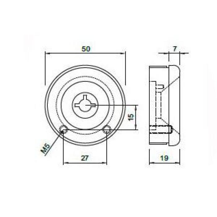 Defender DISEC BD10800 για κλειδαριές OMEGA PLUS | Μαύρο