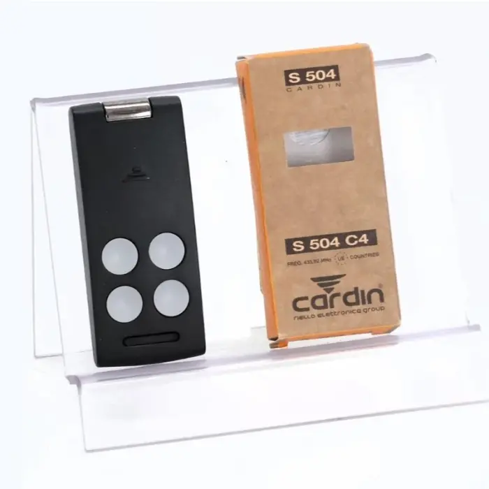 Cardin S504 TXQ504 C4 Γνήσιο Τηλεχειριστήριο με 4 Κουμπιά 433,92MHz