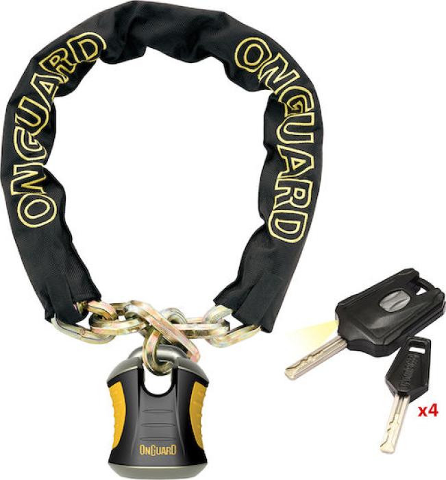 ONGUARD Beast 8018 Αλυσίδα Επικαλυμμένη 180cm x 12mm