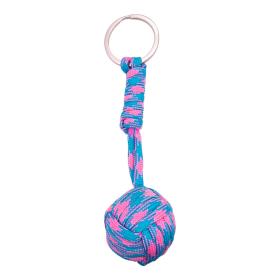 Μπρελόκ Μπάλα-MONKEY FIST-Happy Ciel & Pink Ball-Paracord