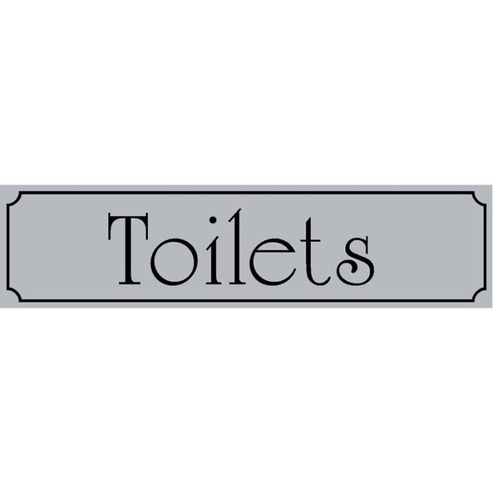 Πινακίδα Σήμανσης Αλουμινίου "TOILETS"