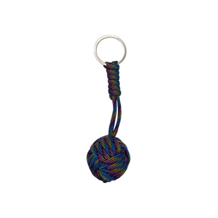 Μπρελόκ Μπάλα-MONKEY FIST- Colorful Dark Ball-Paracord
