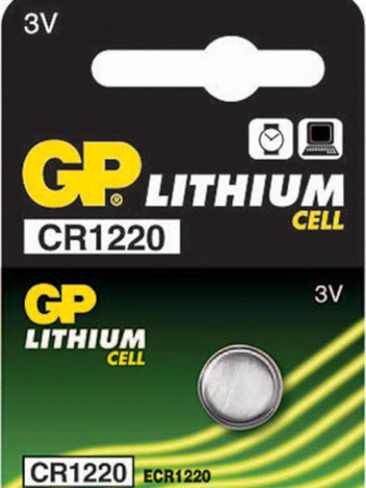 Μπαταρία Λιθίου CR1220 GP Batteries