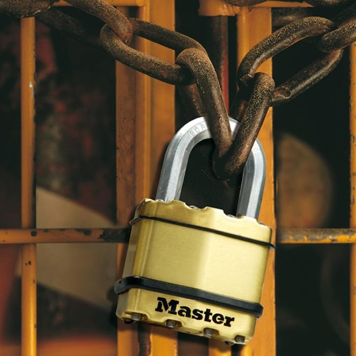MasterLock Σετ 2 λουκέτων EXCELL υψίστης ασφαλείας 45mm με μπρούτζινο φινίρισμα