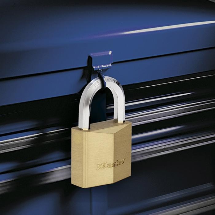MasterLock Λουκέτο μπρούτζινο, βαρέως τύπου με εξάγωνο λαιμό 40mm