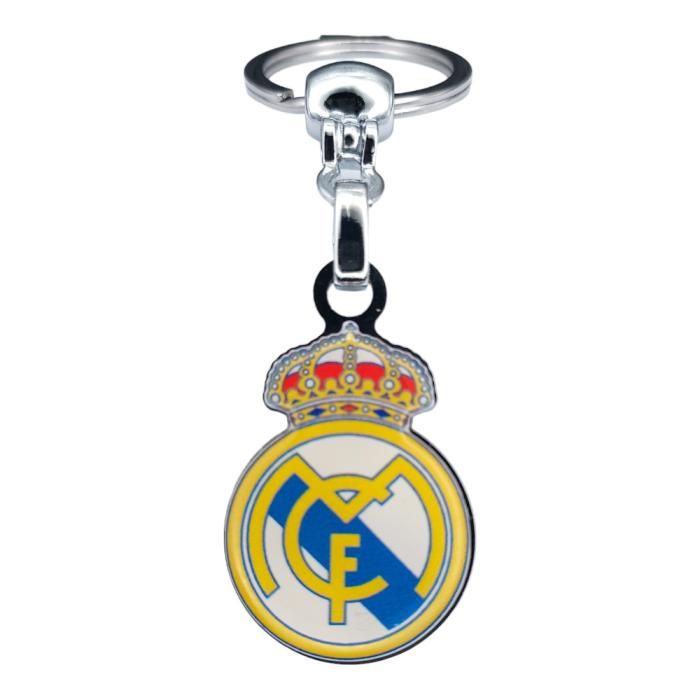 Μεταλλικό Μπρελόκ Real Madrid με Σμάλτο