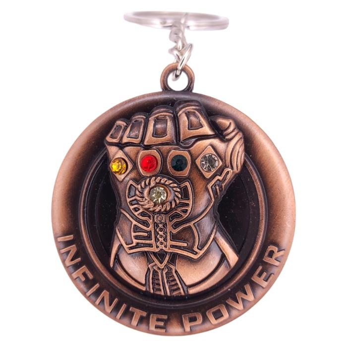 Thanos Fist - Μεταλλικό Μπρελόκ - Infinite Power | Bronze