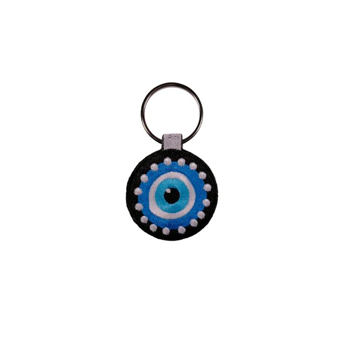 Μπρελόκ υφασμάτινο με κεντητό λογότυπο EYE SPOTTY