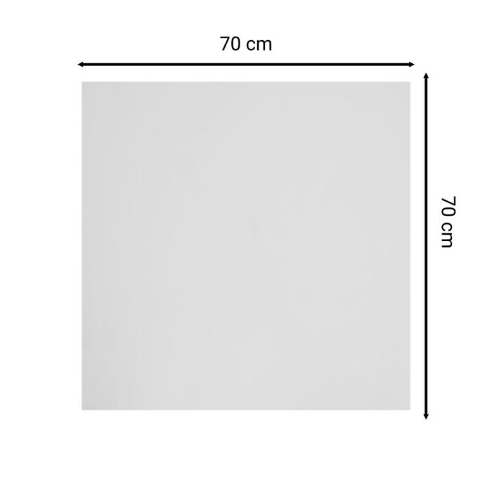 Επιφάνεια τραπεζιού Fervor  HPL ivory 70x70εκ πάχους 12mm