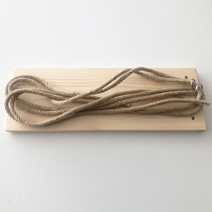 Ραφιέρα τοίχου Malbo  χρώμα φυσικό 39x12x43εκ