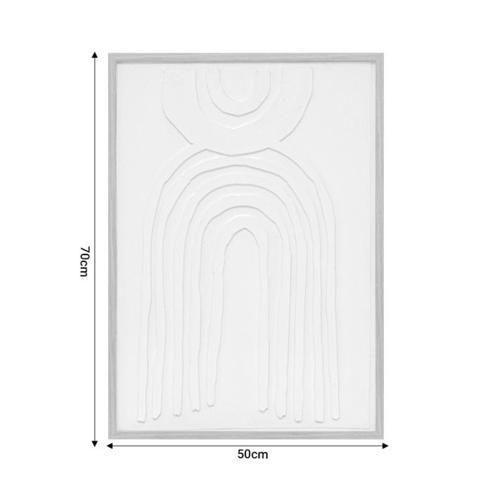 Πίνακας σε καμβά Bobby  mdf 50x2.6x70εκ
