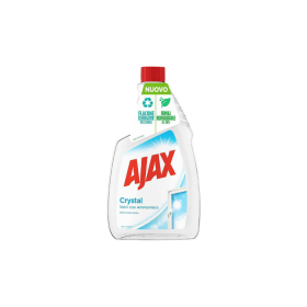 Ajax Crystal Clean Ανταλλακτικό Καθαριστικό Υγρό Τζαμιών 750ml