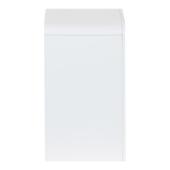 Κομοδίνο Zeplen  MDF σε λευκή απόχρωση 40x30x53εκ