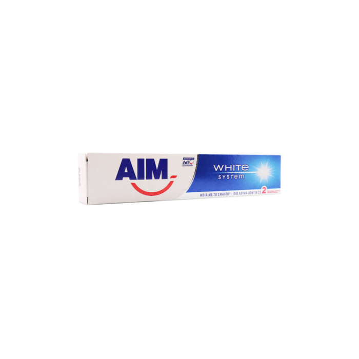 AIM Οδοντόκρεμα White System Aim 75ml