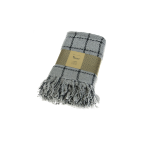 Viosarp Ριχτάρι Βαμβακερό Cotton Καρο 130x170cm