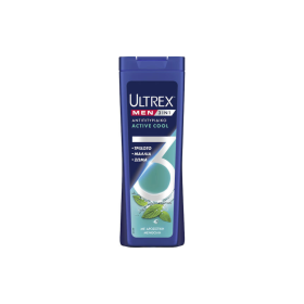 Ultrex Men Active Cool Σαμπουάν κατά της Πιτυρίδας για Όλους τους Τύπους Μαλλιών 360ml