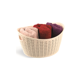 Viosarp Καλαθάκι Διαφόρων Χρήσεων Κnit Οβάλ 3,3L 25x21x11cm