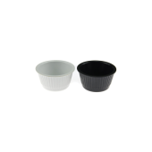 Viosarp Μπωλάκι Μελαμίνη Μαύρο/Λευκό No753 50ml 7x3,5cm