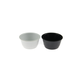 Viosarp Μπωλάκι Μελαμίνη Μαύρο/Λευκό No753 50ml 7x3,5cm