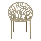 Πολυθρόνα Daren  pp σε cappuccino απόχρωση 59x60x79,5εκ