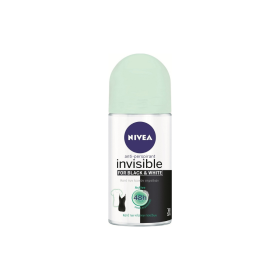 Nivea Invisible For Black & White Active Αποσμητικό 48h σε Roll-On 50ml