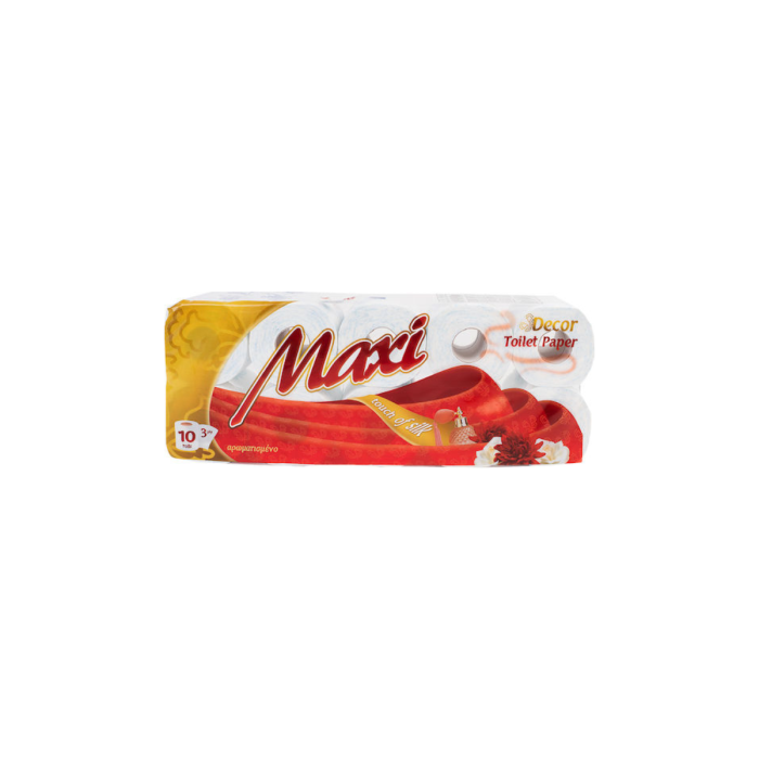 Maxi Χαρτί Υγείας 10 Ρολά 130gr 3 φύλλα