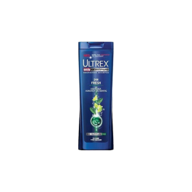 Ultrex Men 24h Fresh Αντιπιτυριδικό Σαμπουάν με Εκχύλισμα Λεμονιού και Μέντας 360ml