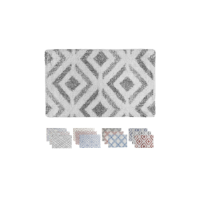 Viosarp Πατάκι Μπάνιου Βαμβακερό Ορθογώνιο Design 50x80cm