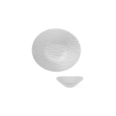 Viosarp Πιάτο Μελανίνη Σαλάτας Οβάλ Stone Λευκό 19x17.3cm