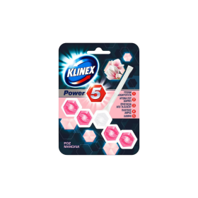 Klinex Power 5 Block Λεκάνης με Άρωμα Ροζ Μανώλια 55gr