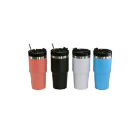 Viosarp Θερμό Ποτήρι Ανοξείδωτο Με Καλαμάκι VC2284 600ml