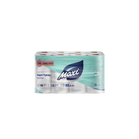 Maxi Χαρτί Υγείας Extra Touch of Silk 16 Ρολά 2 Φύλλων 83gr