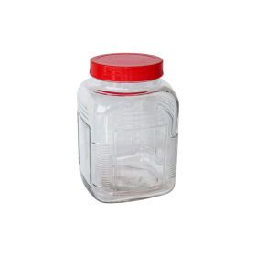 Viosarp Βάζο Γυάλινο Τετράγωνο 1,95L